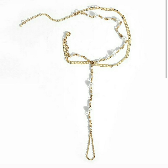 14k Pearl Anklet - Picture 4 of 5